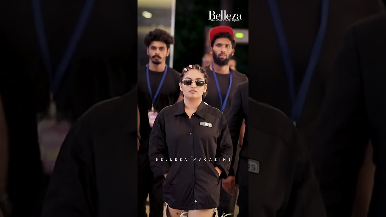The shining star and ravishing beauty Prayaga Martin on the runway of the Belleza fashion show 2023.