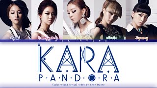 KARA  (카라) – Pandora (판도라) – (Color-Coded Lyrics HAN/ROM/ENG)