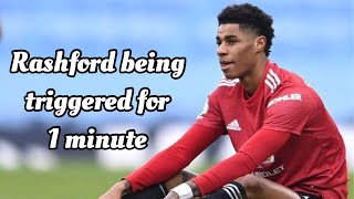 Marcus Rashford being triggered for a minute straight 😂🤣