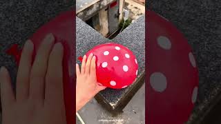 #balloon Experiment: Will a water balloon explode if it rolls down from a tall building?
