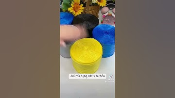 Túi rác size tiện lợi với 200 túi #soikamall #soika #VideohangNhacua #tuirac #tuidungrac