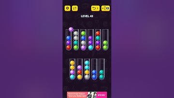 Ball Sort Puzzle 2021 Level - 43 | Love Game Player