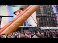 New york city live  times square hot dog  manhattan 30 april 2024