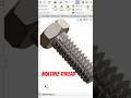 How to apply multiple threads in solidworks #shorts #ytshorts #solidworks #malviyacadsolution