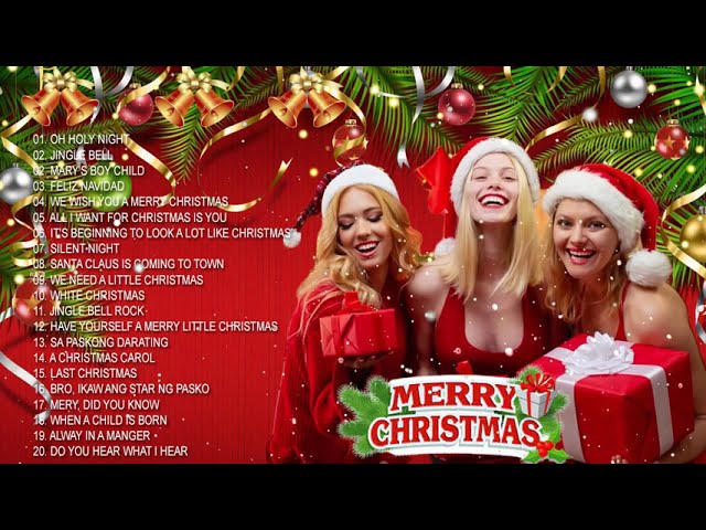 Mariah Carey, Boney M,Jose Mari Chan,  Celine Dion, 🎅🏼 Best Christmas Songs Of All Time 🔔 class=