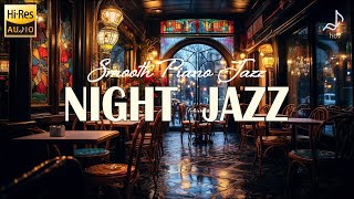 Instrumental Piano Jazz Music & Voices At Calm Night For Stress Relief, Relax - Audiophile Jazz