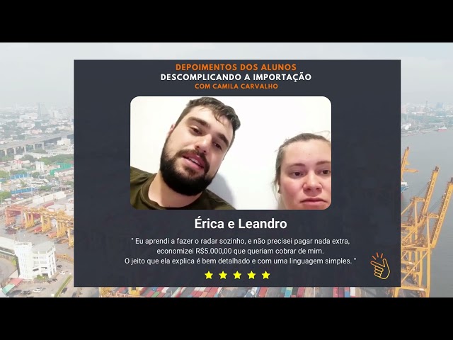 Depoimento em vídeo de aluno