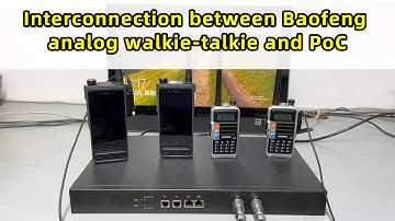 Interconnection between PoC and Baofeng analog walkie-talkie|RoIP Gateway#dmr #tetra #equipment