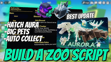 WORKING BUILD A ZOO Script Hack 2025 | Hatch Aura, Rare Pets, Auto Collect, Auto Buy Egg l No Key