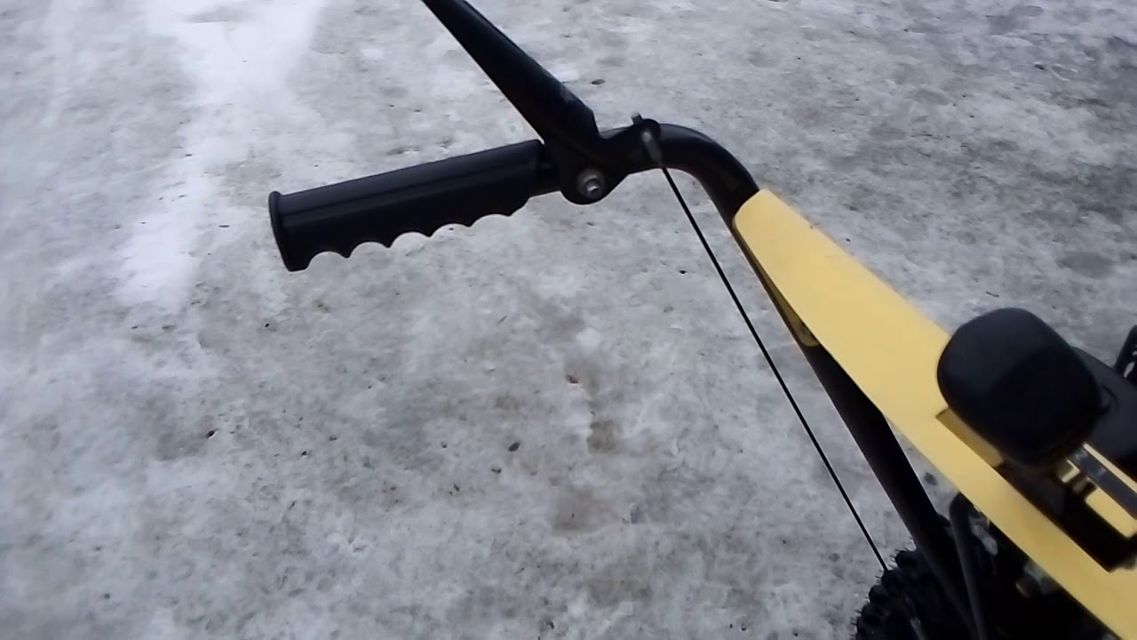Снегоуборщик мастер небольшой обзор - YouTube