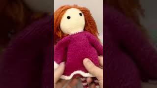 تجربتي بصناعة دمى الامجرومي shorts  crochet stitch knitting