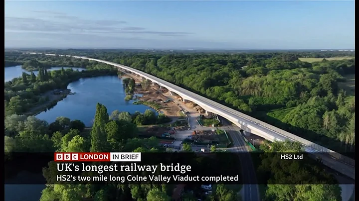 HS2 finishes 'UK's longest railway bridge' (UK) 11/Sep/2025