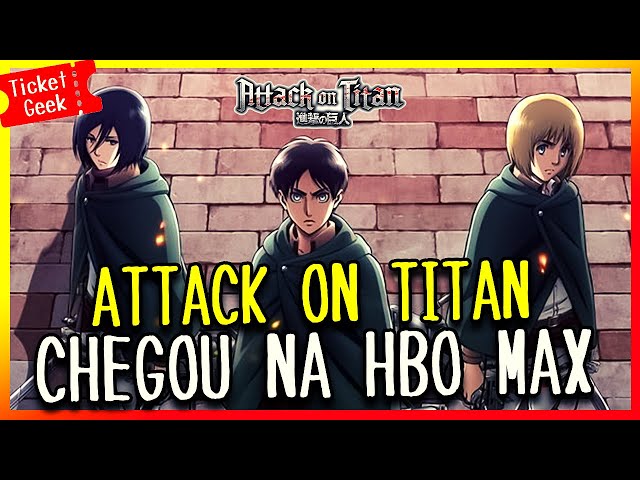 Attack on Titan': Trilogia de filmes derivados do anime chegam dublados na  HBO Max - CinePOP