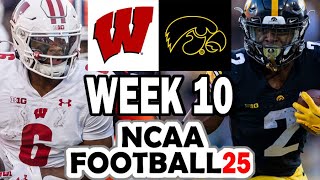 Wisconsin at Iowa - Week 10 Simulation (2024 Rosters for NCAA 14)