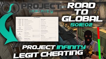 CS:GO LEGIT Hacking | WTF?! | Project Infinity (FREE/PAID) | S1:EP02 // ROAD TO GLOBAL!