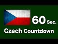 Vocal Countdown ∥ 60 Seconds in Czech