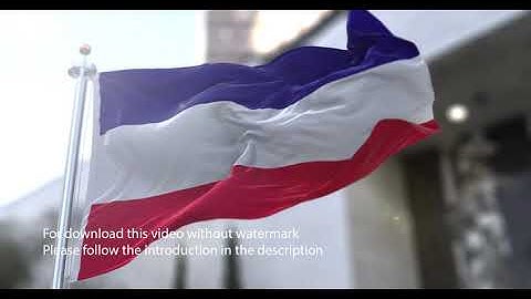 Los Altos flag with 3d effect blowing in the wind 3D Flag V2 long