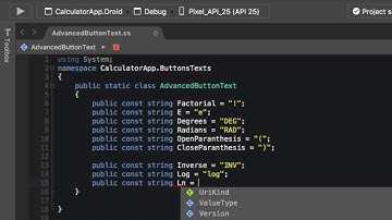 Xamarin Android Calculator App Tutorial | Creating Our Buttons Text (3)