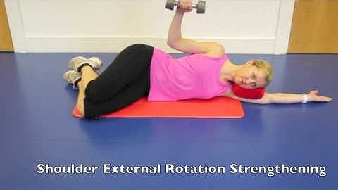 Side Lying Rotator Cuff Exercise