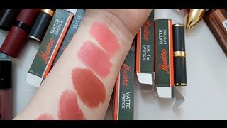 NEW MEDORA LIPSTICKS IN PINK/BERRY SWATCHES (Urdu/Hindi)