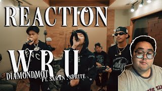 [Reaction] DIAMOND MQT - W.R.U ft. SARAN, SPRITE (Live Performance) | Bankey Reaction