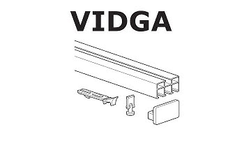 HOW TO INSTALL IKEA VIDGA RAIL: TRIPLE TRACK