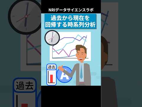 過去から現在を回帰する時系列分析 #データサイエンス #machinelearning