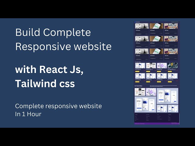 Make A Responsive Gaming Website Using HTML, CSS (Tailwind CSS