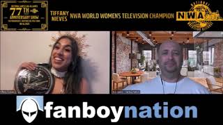 Tiffany Nieves Defends her NWA Women’s Television Championship at NWA 77 – Interview