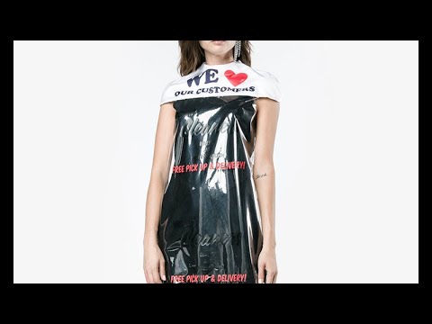 Video: Moschino Laundry Bag Dress