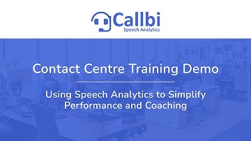 Using Speech Analytics to Simplify Performance and Coaching