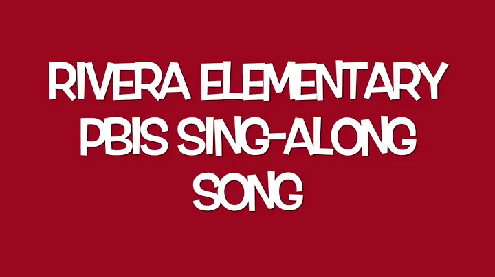 PBIS Chant Sing-Along