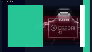 Фотоаппараты Canon. Ошибка ERR 40
