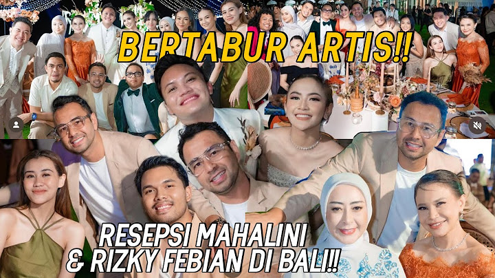 EXCLUSIVE DARI BALI!! RAFFI LANGSUNG TERBANG DEMI RAYAIN RESEPSI RIZKY FEBIAN & MAHALINI!!
