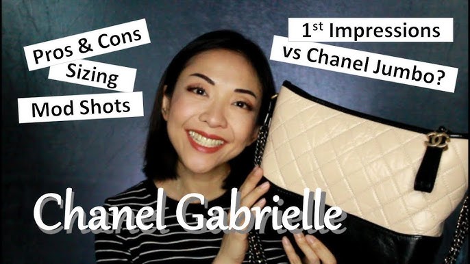 Chanel Gabrielle Hobo Bag Review - Old Medium/New Large 