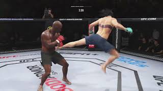 PS5 Mike Tyson vs Becky Hudson hot model EA Sports UFC 4