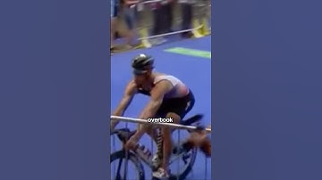 Triathlete Crashes After Overtaking Support Bike