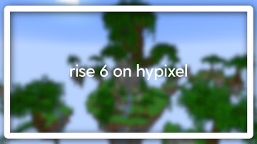 Zooming On Hypixel With Rise 6.0 l Minecraft Cheating