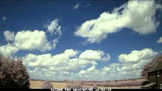 Weather time lapse of 5th July 2014