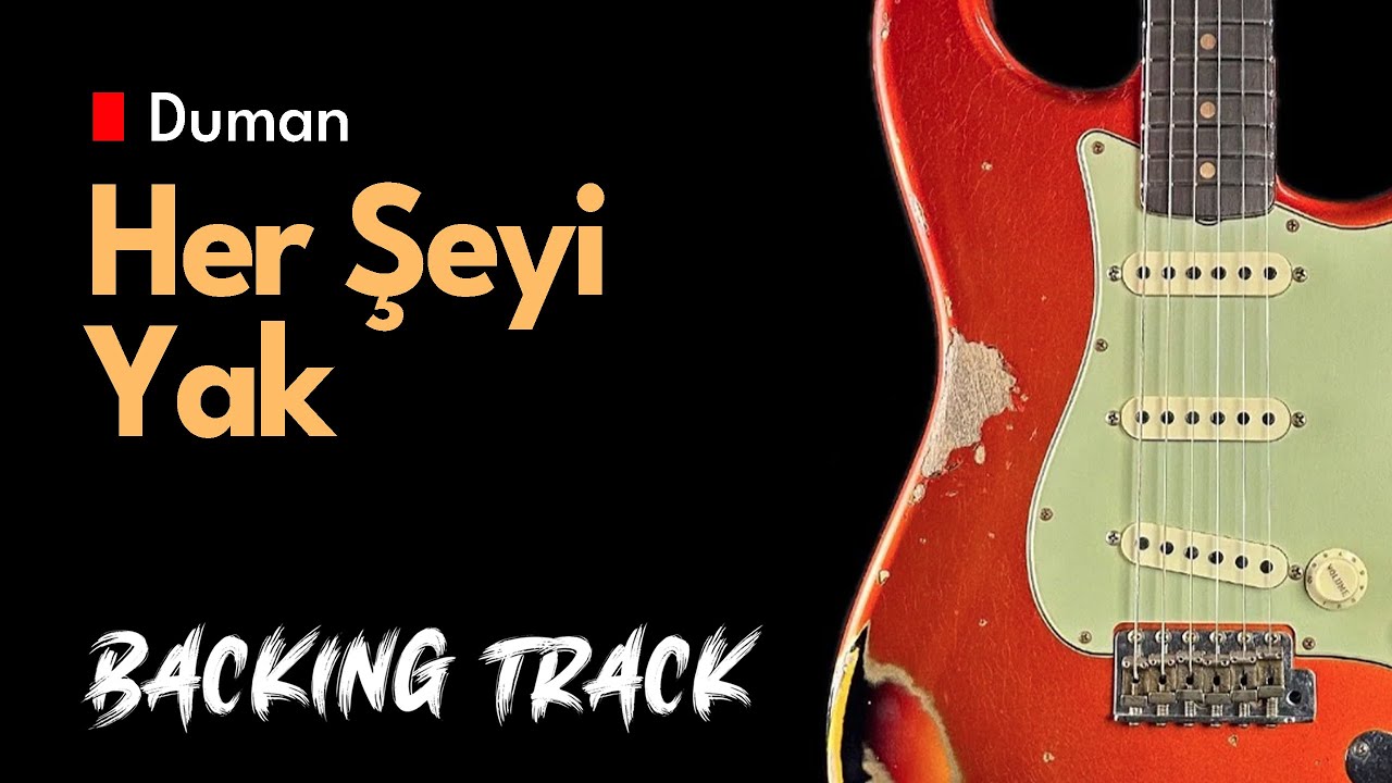 Duman - Her şeyi Yak | Guitar Backing Track