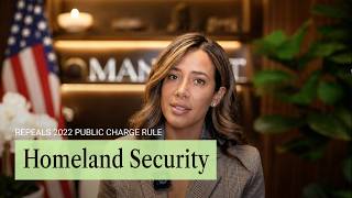 Homeland Security Repeals 2022 Public Charge Rule Manifest