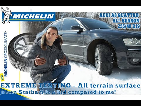 EXTREME testing All Terrain Michelin Crossclimate Plus+ on Audi A8 Quattro - All season tyres
