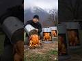 Rustic Open-Fire Turkey Roast: A Village Tradition #food #cooking #asmr #turkey