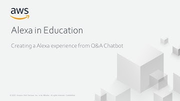 Creating a Alexa Experience from Q&A Chatbot