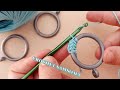 ستبهرك يمكنك حياكة العديد وكسب الكثير من المال باستخدام حلقات الستائر مع فن الكروشيه Easy Crochet 