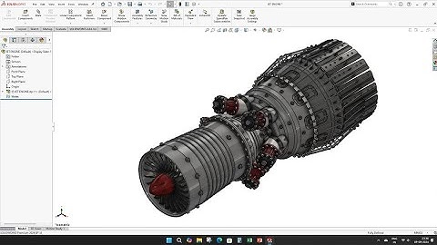 PART 4 | JET ENGINE MODEL | SOLIDWORKS