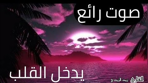 أجمل تلاوة بصوت يريح القلب.. سبحان من رزقه هذا الصوت.. القارئ زيد الزبيدي