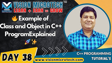 🔥 Example of Class and Object in C++ | C++ Class & Object Program Explained 🚀 ✨