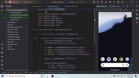 App movil: Conexion de una base de datos SQLite con Android Studio