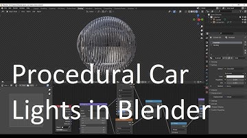 Blender: Create PBR Car Lights Using Procedural Normals